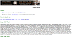 Desktop Screenshot of ihatehim.com