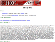 Tablet Screenshot of ihatehim.com